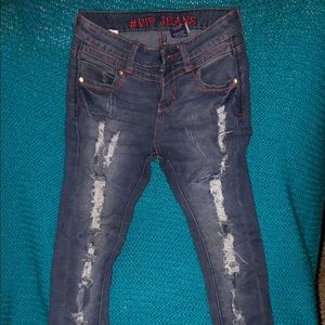 Girls torn jeans